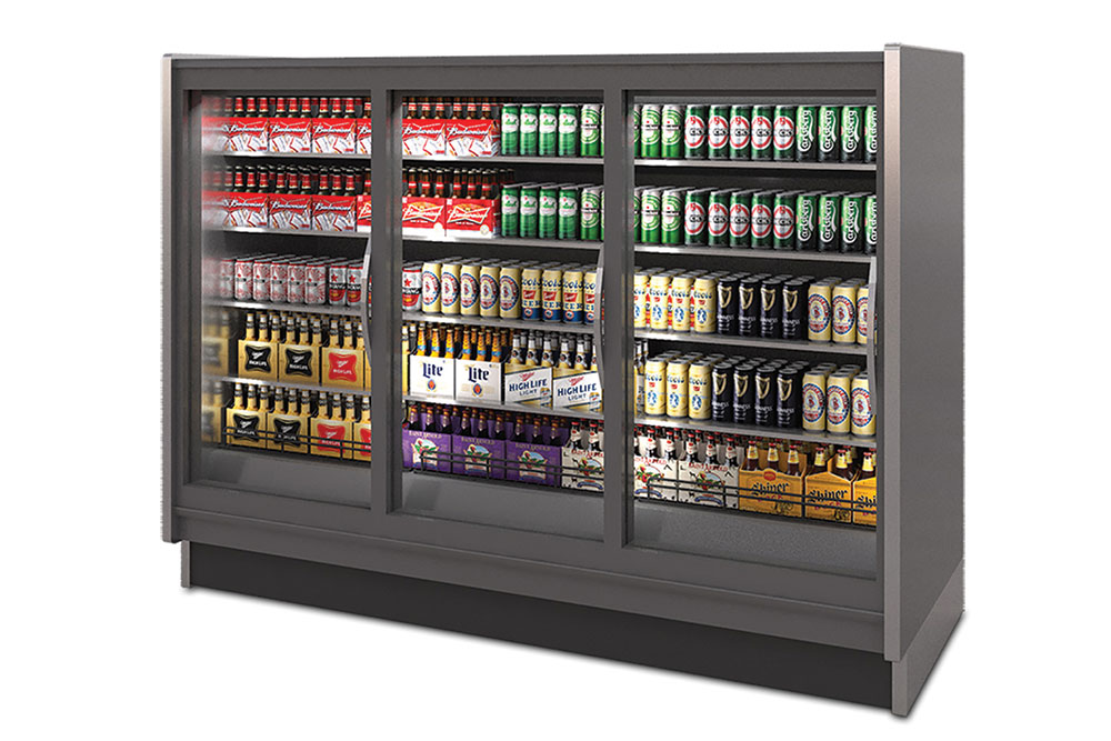 VNRBS SFC Medium-Temperature, Glass Door, Reach-In Display Case